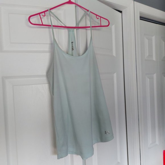 Under Armor Heat Gear Tank - Icy Blue - Picture 2 of 8